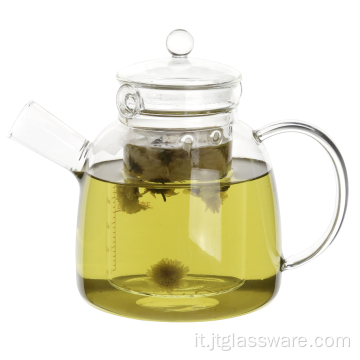 Bollitore da tè in vetro borosilicato migliore grande teiera